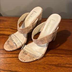 Lulus Exclusive Marlowe Cork High Heel Sandals